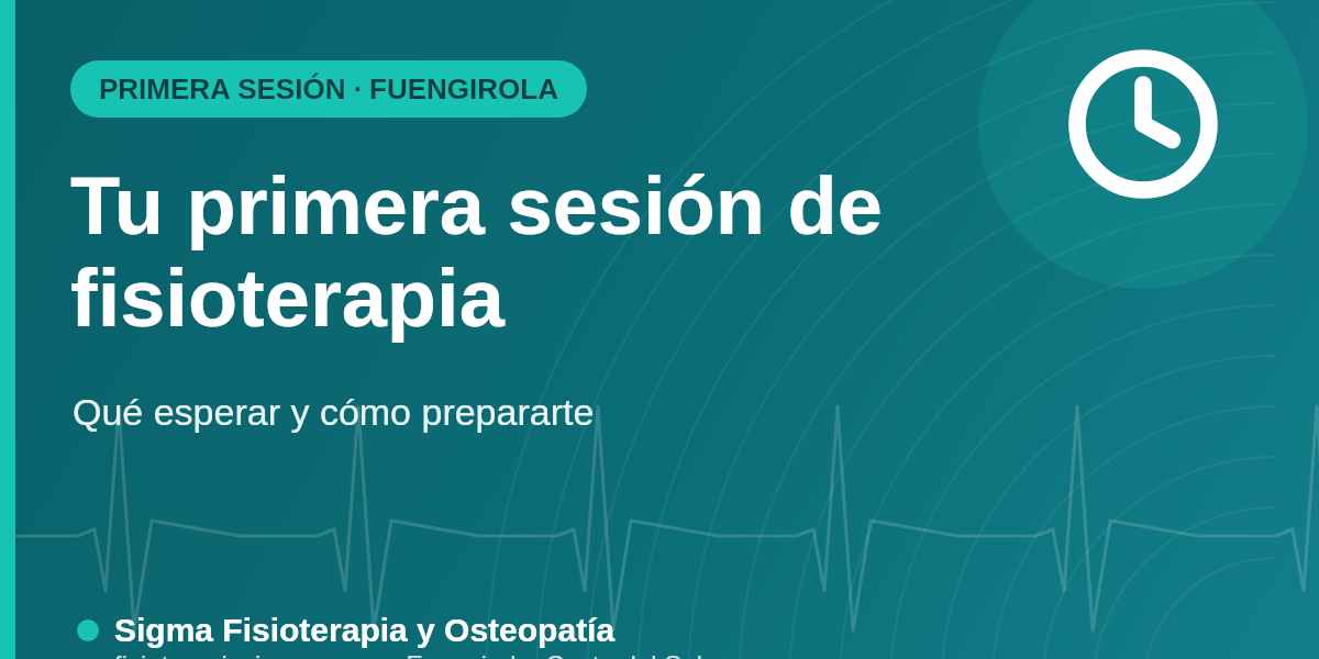 Primera sesión de fisioterapia en Fuengirola — Sigma Primera sesión de fisioterapia en Fuengirola — Sigma